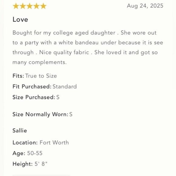 NWT Size L - Maeve Short Sleeve Sheer Lace Babydoll Blouse IVORY (NWT US$ 88) - Picture 10 of 16